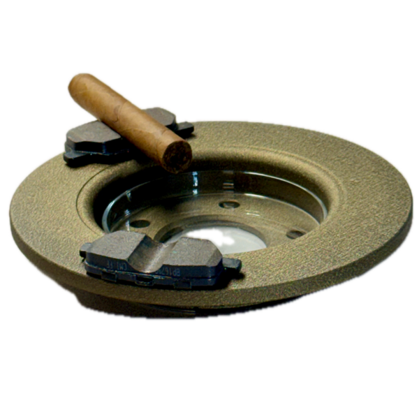 CigarBrake Rear Rotor Splatter Brass