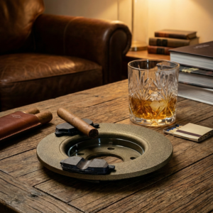 Industrial Back Brake Rotor Cigar Ashtray - Build Your Own