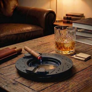 Back Performance Rotor - Black Crinkle - No Lighter - No Cutter